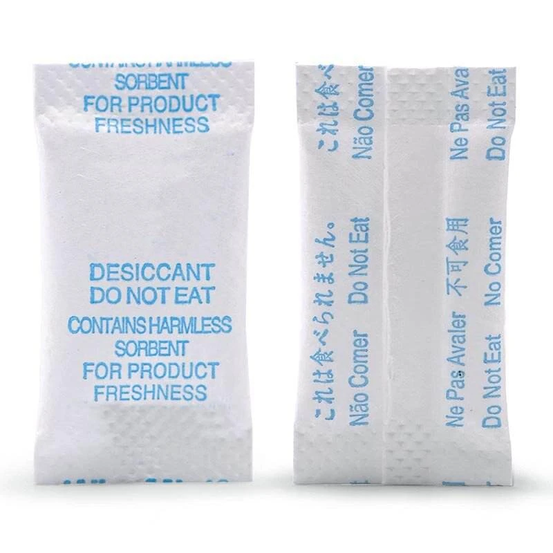 Riutilizzare i pacchetti di gel di silice